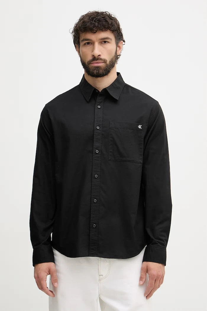 Calvin Klein Jeans риза мъжка с памук