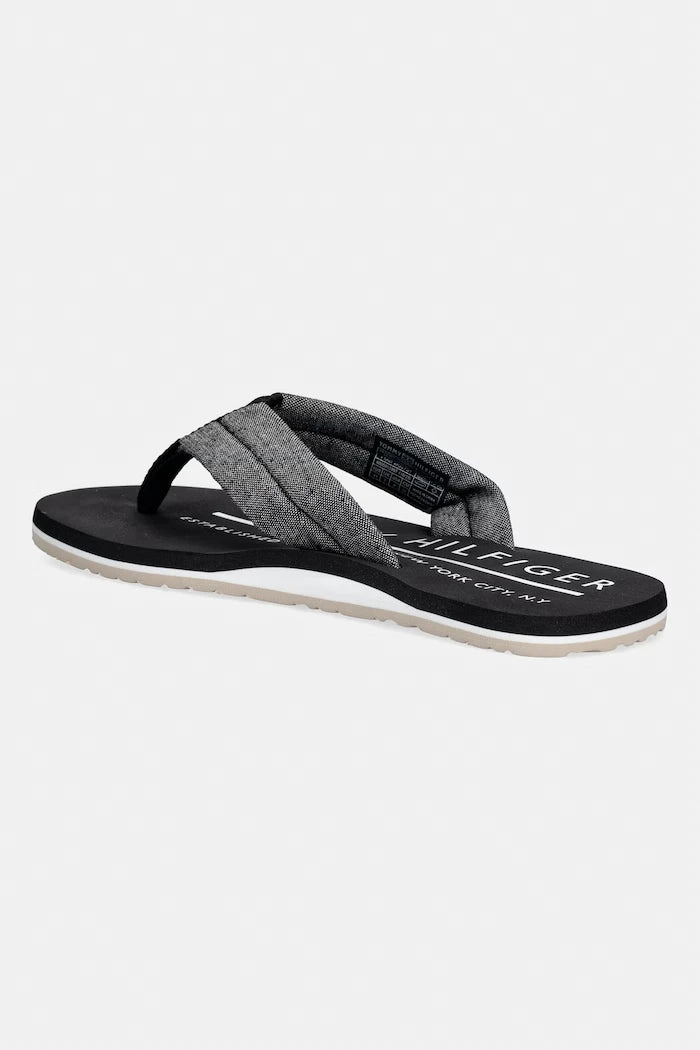 Tommy Hilfiger джапанки мъжки HILFIGER CHAMBRAY BEACH SANDAL