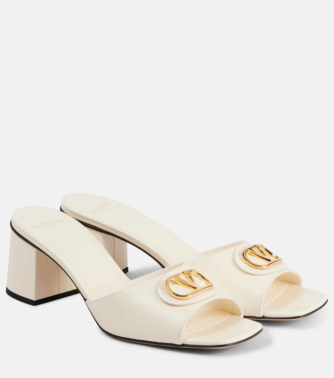 Valentino Garavani - VLogo leather mules