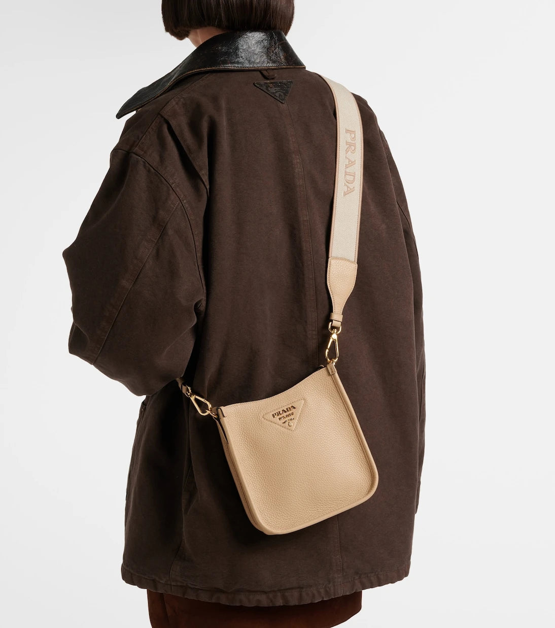Prada - Mini leather shoulder bag