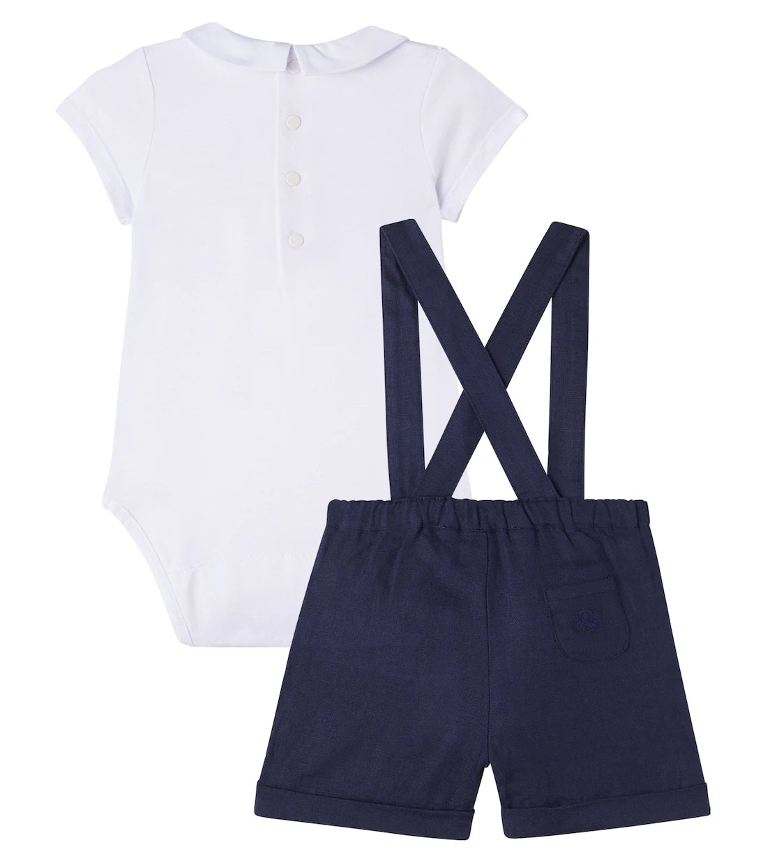 Tartine et Chocolat - Baby bodysuit and overalls set