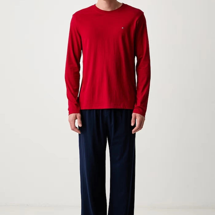 Tommy Hilfiger erkek pamuklu iki parçalı pijama