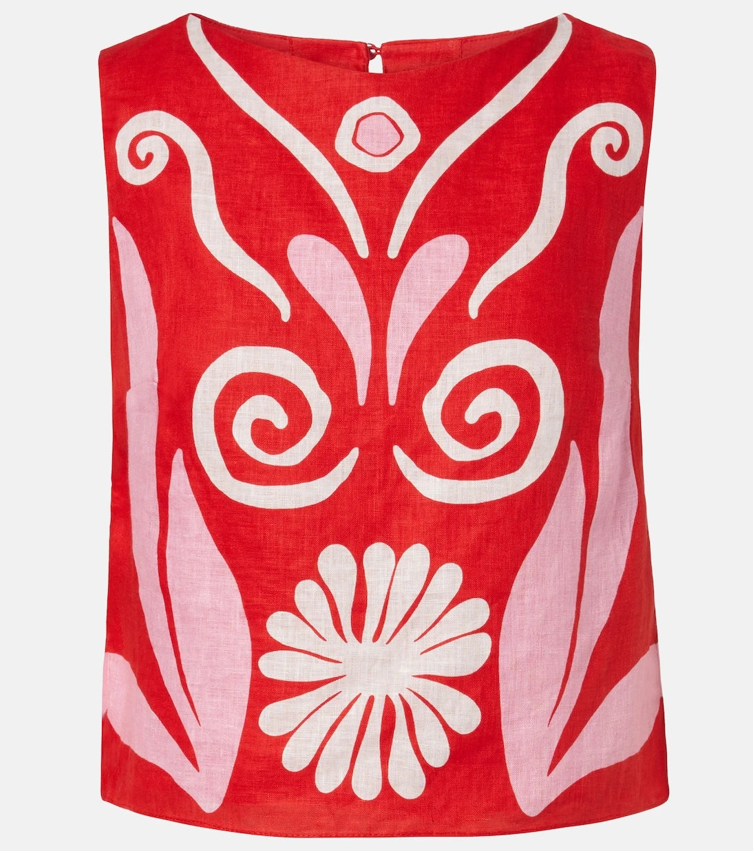 Cala de la Cruz - Avelino floral linen top