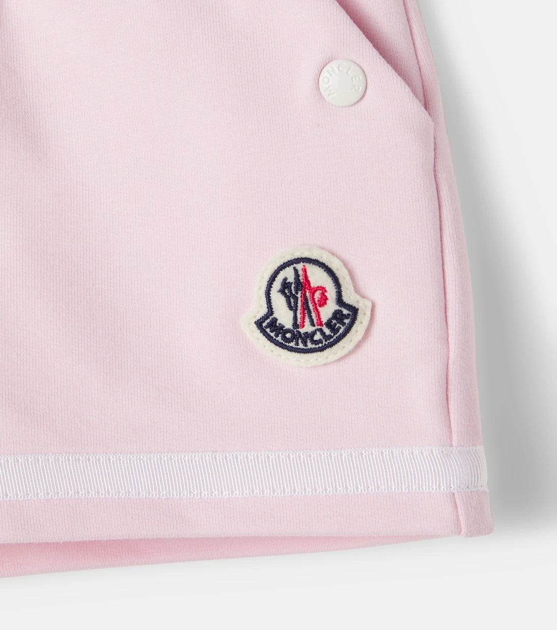 Moncler Enfant - Baby cotton-blend jersey shorts