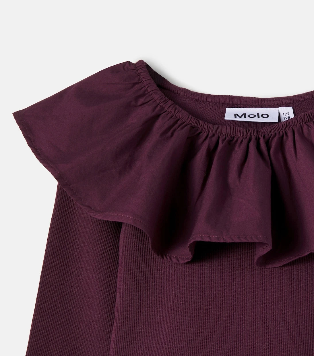 Molo - Cille cotton jersey and poplin dress