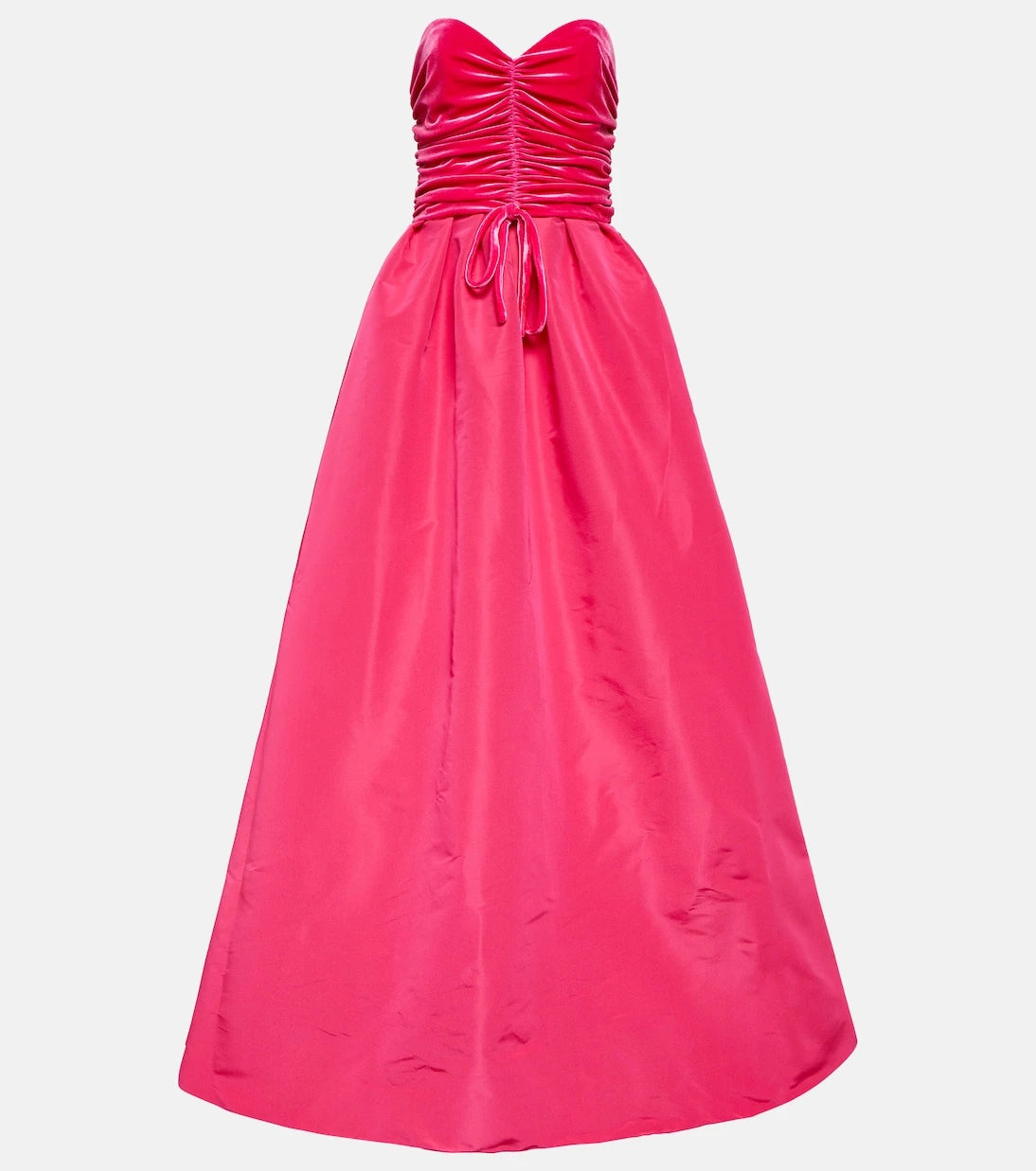 Monique Lhuillier - Strapless silk gown