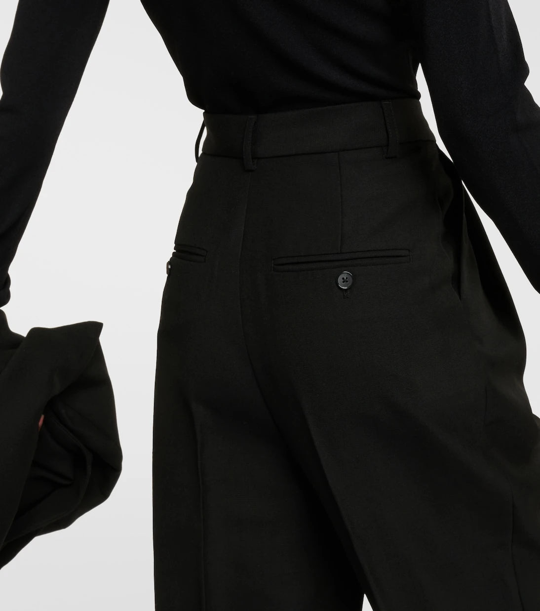 Toteme - High-rise cropped straight pants