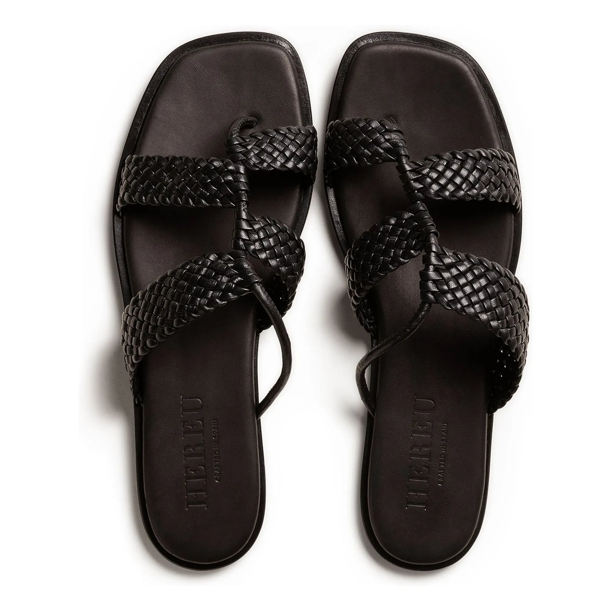 Hereu - Lina Leather sandals | Black