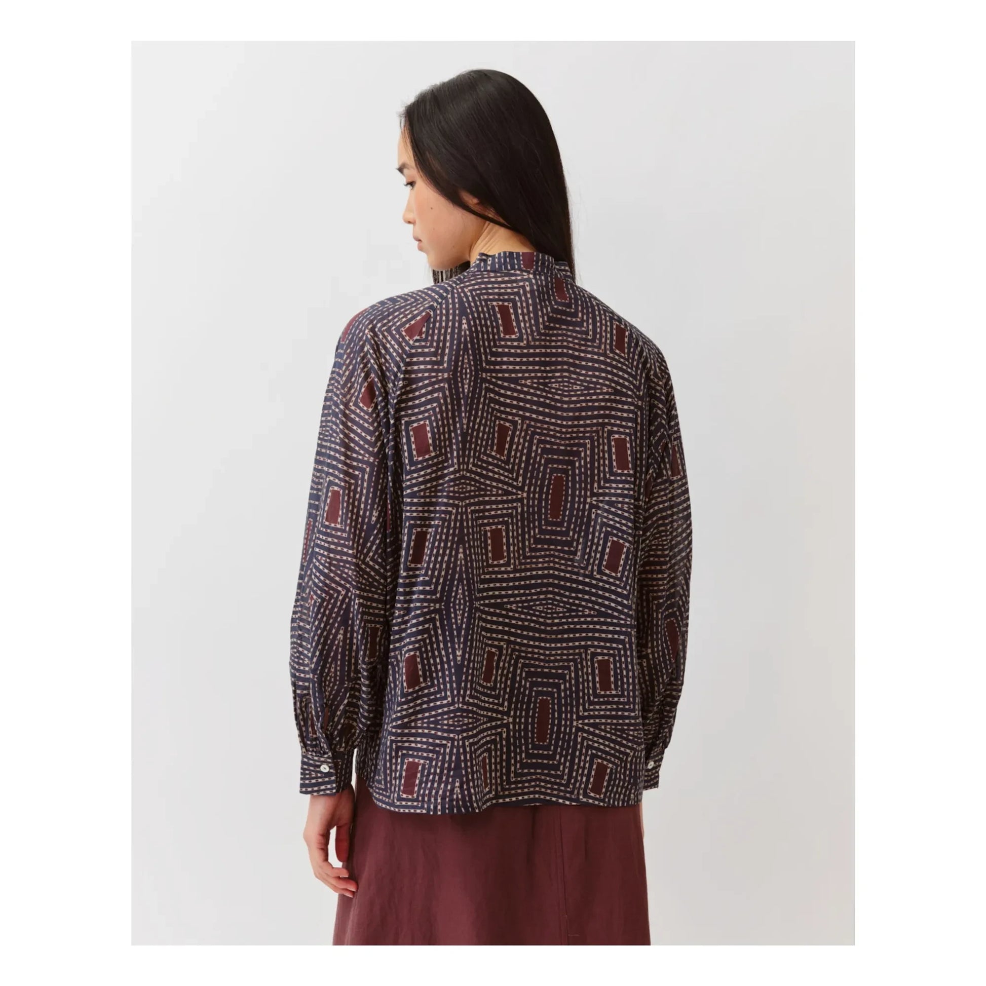 Diega - Costarica Cotton Check Shirt | Navy blue