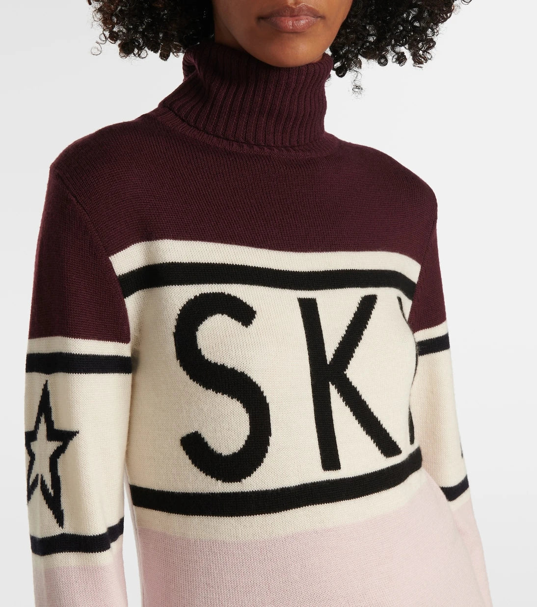 Perfect Moment - Schild intarsia wool turtleneck sweater