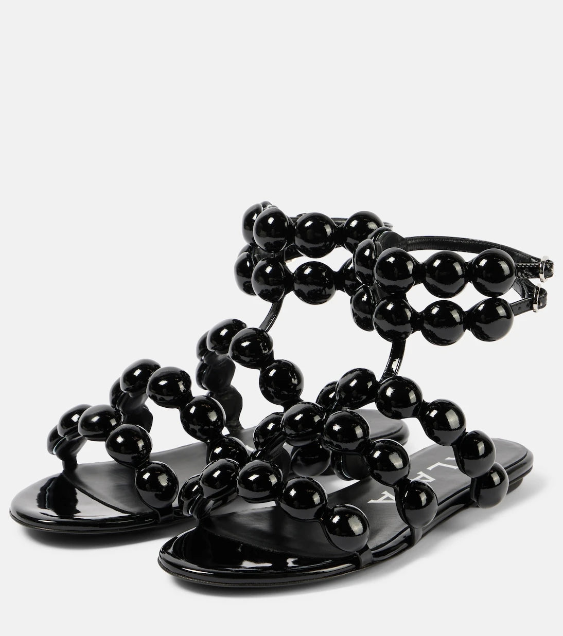 Alaïa - Sphere leather sandals