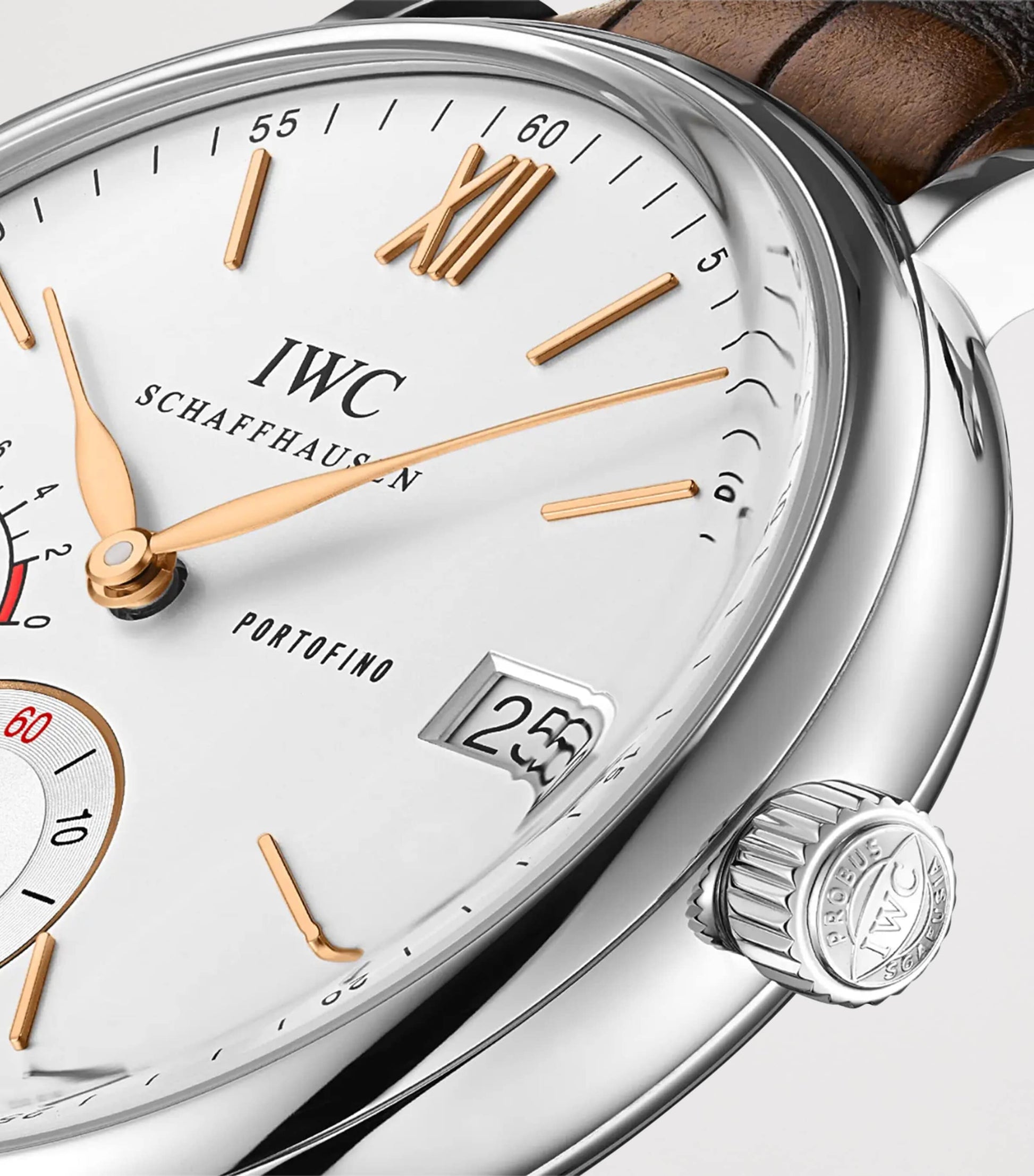 Stainless Steel Portofino Hand-Wound Watch 45mm