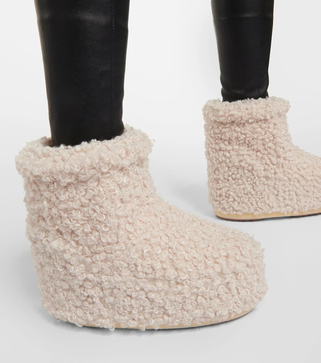 Moon Boot - Icon Low faux shearling snow boots