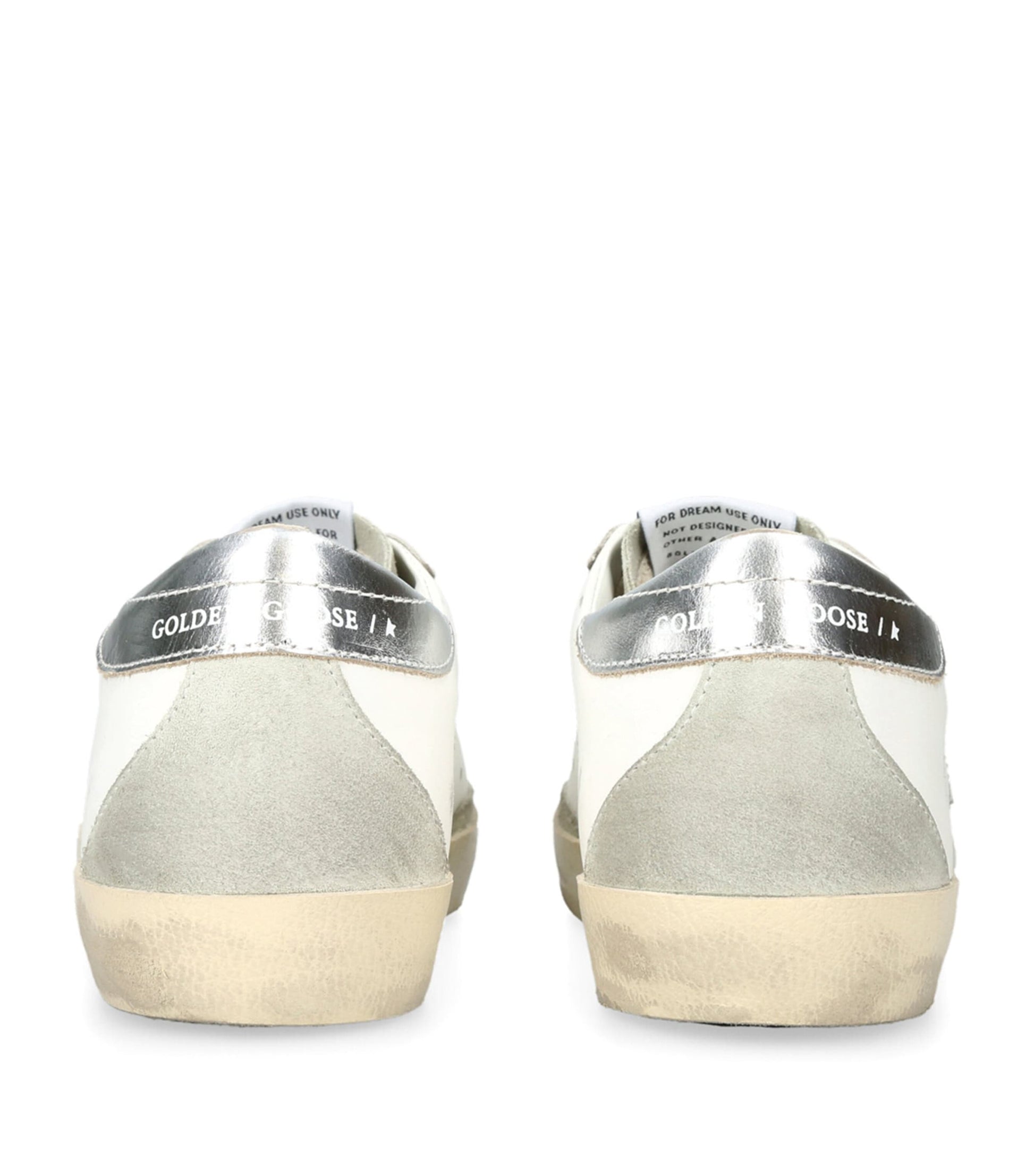 Golden Goose White Leather Superstar Sneakers