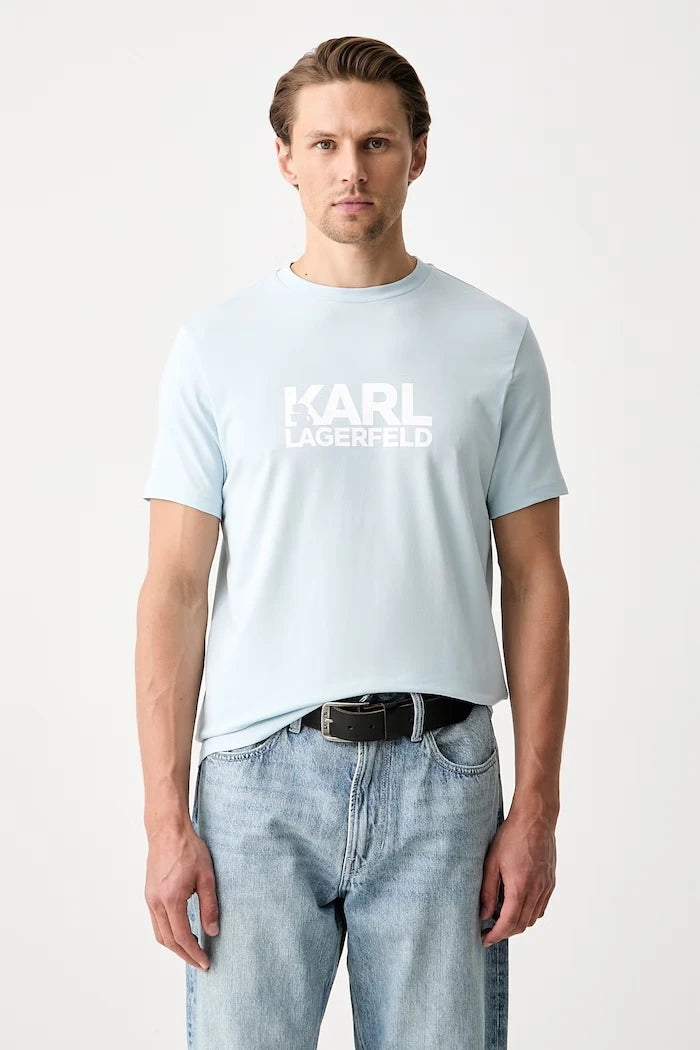 Karl Lagerfeld erkek pamuk elastan tişört