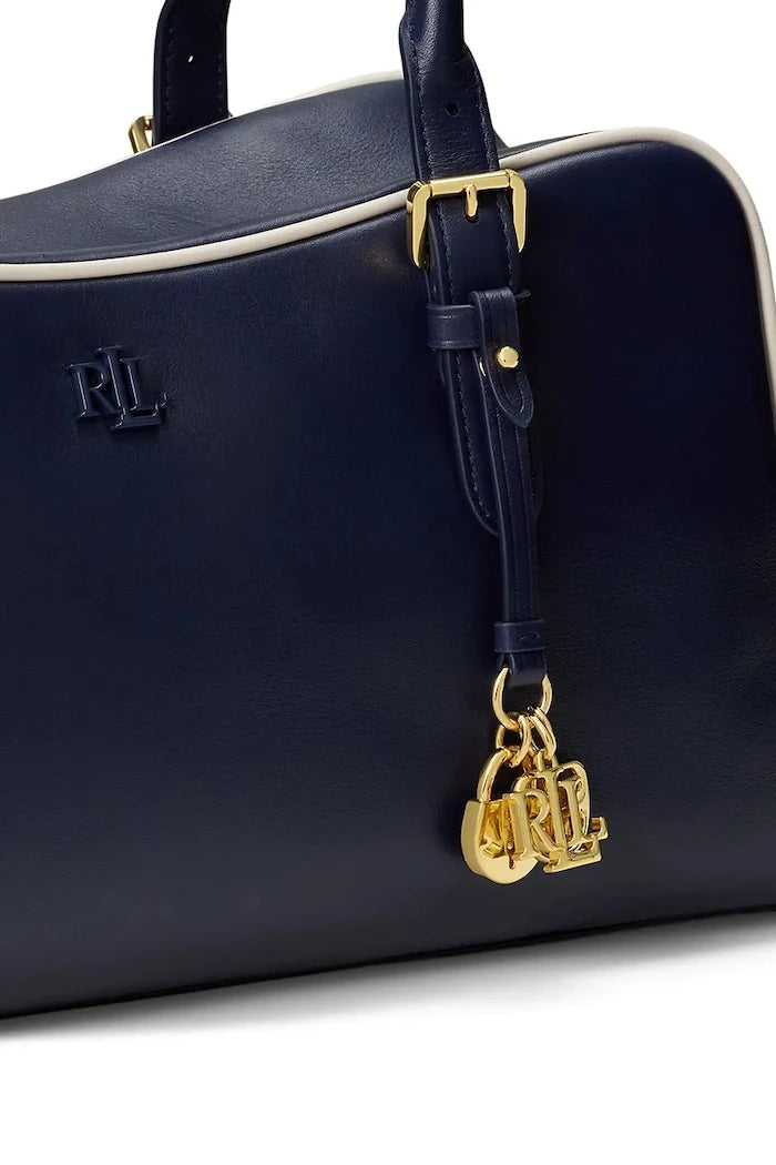 Lauren Ralph Lauren deri kadın baget çanta