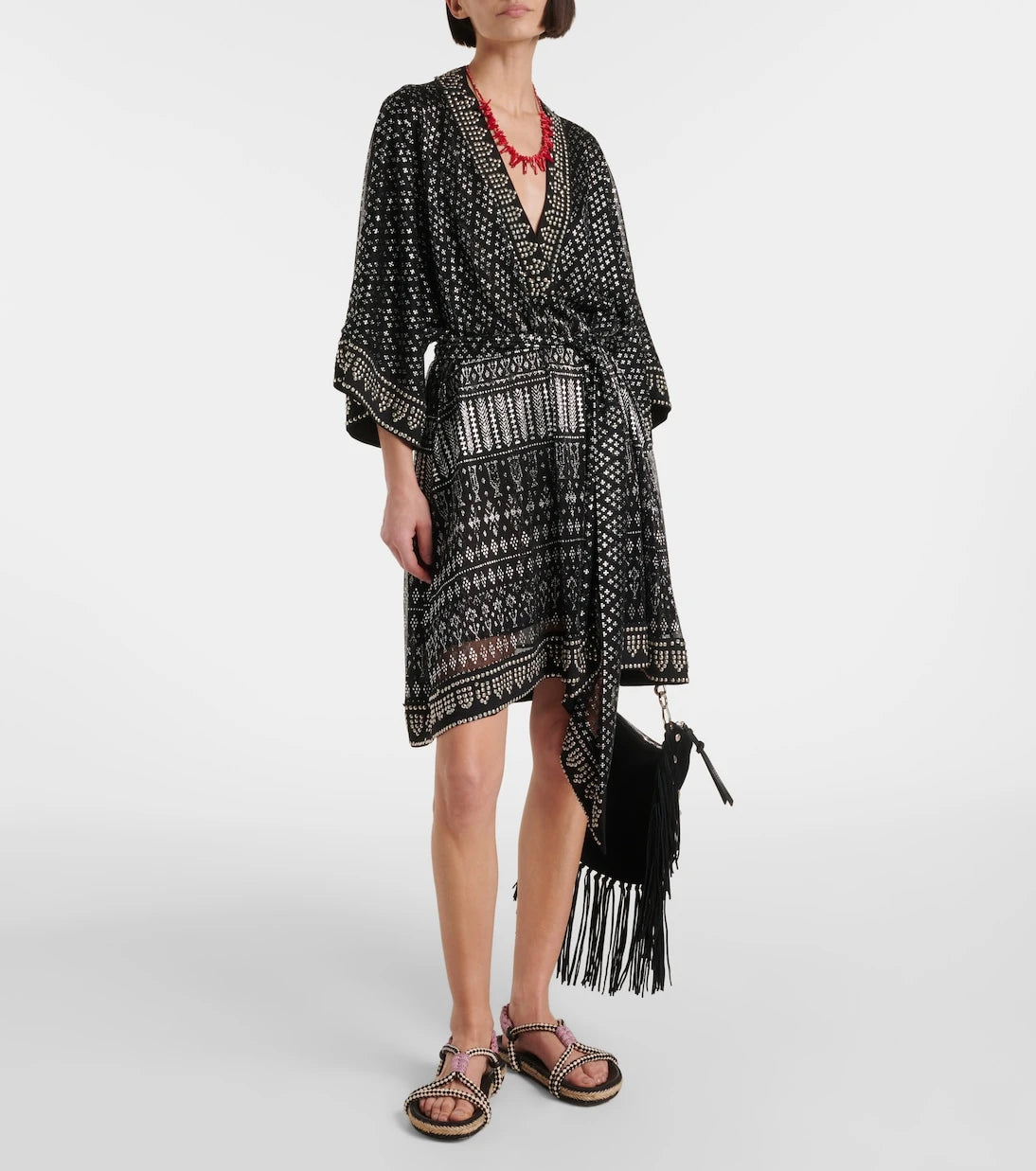 Isabel Marant - Waltee deri espadril sandaletler
