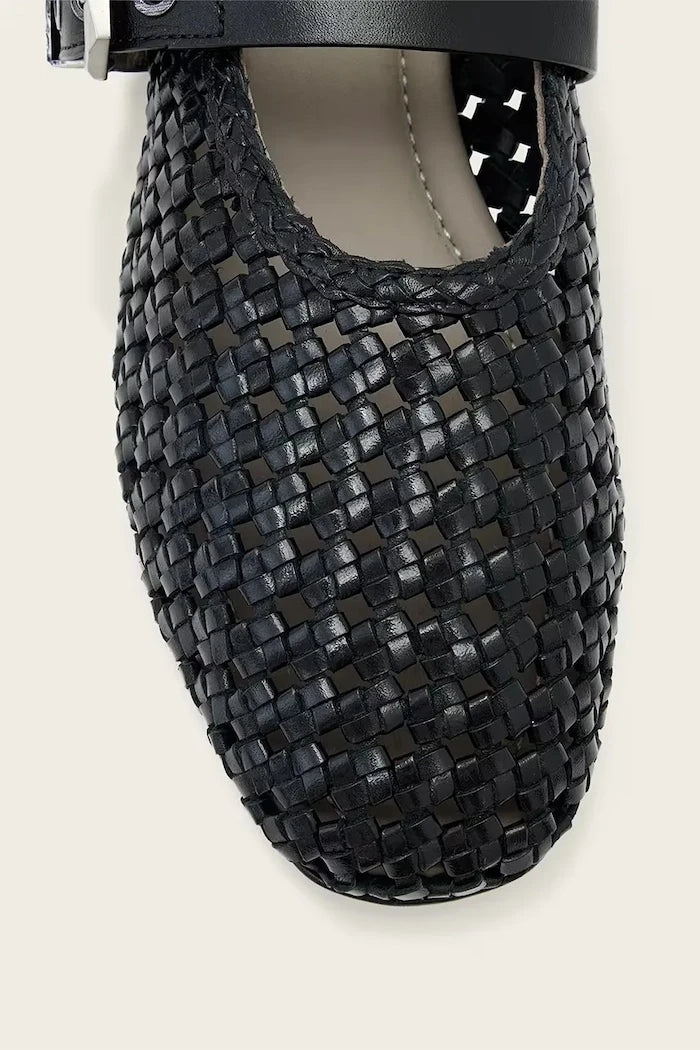 AllSaints балеринки от кожа Sabine Woven Flat