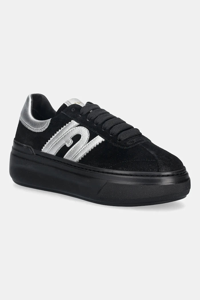 Кожени маратонки Furla Nuage Lace-Up Sneaker