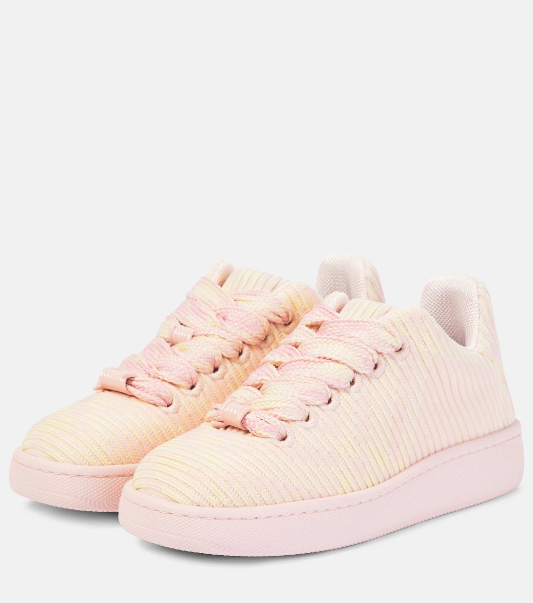 Burberry - New Trainer checked canvas sneakers