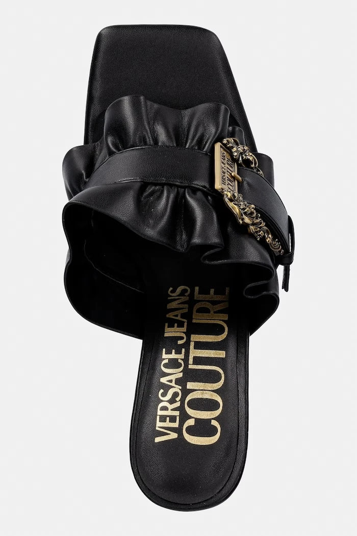Versace Jeans Couture чехли с висок ток дамски