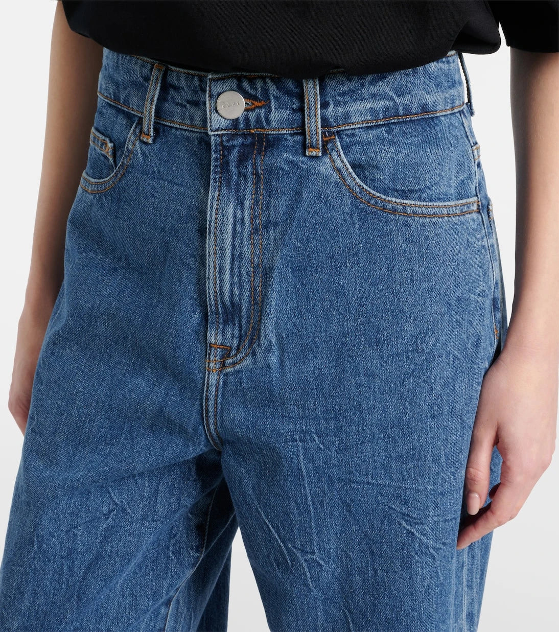 Róhe - High-rise wide-leg jeans