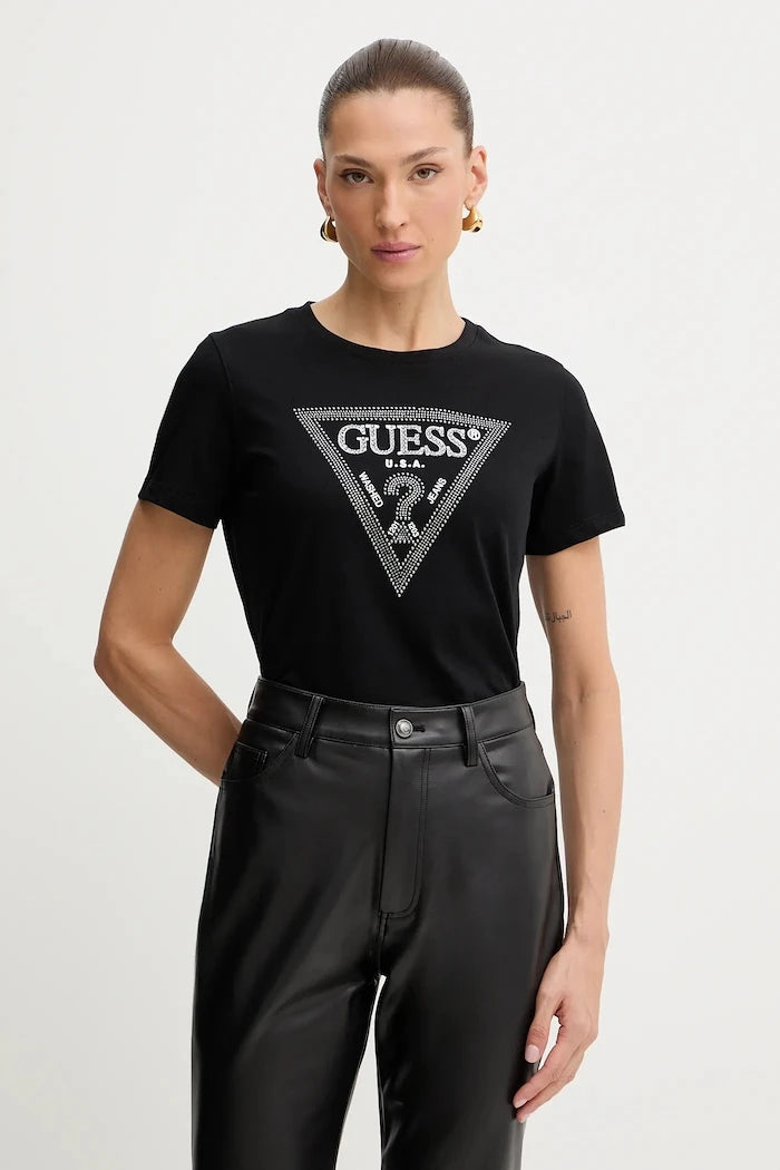 Памучна тениска Guess