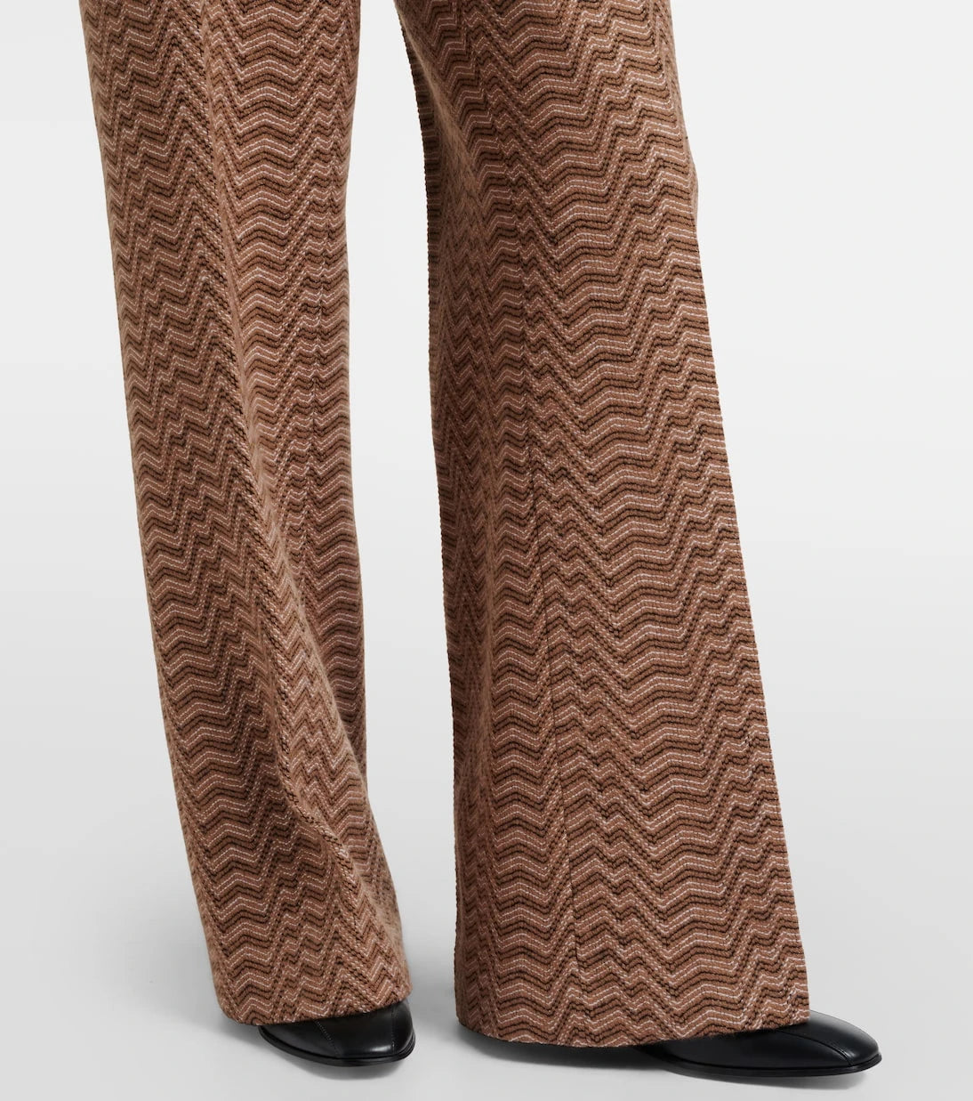 Missoni - Zigzag low-rise bootcut pants