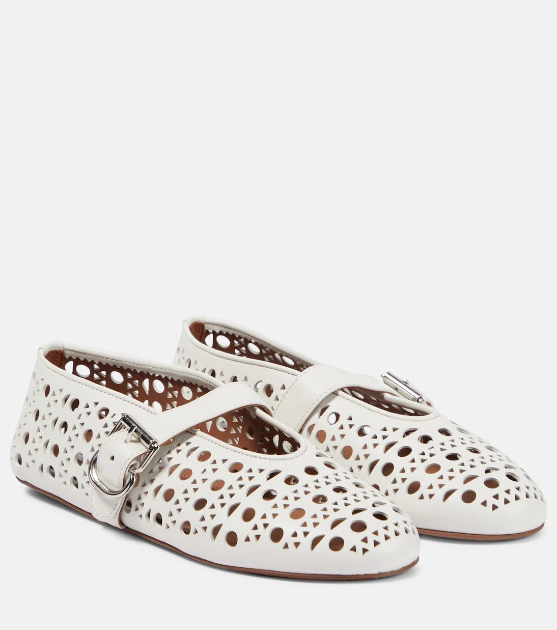 Alaïa - Vienne leather ballet flats
