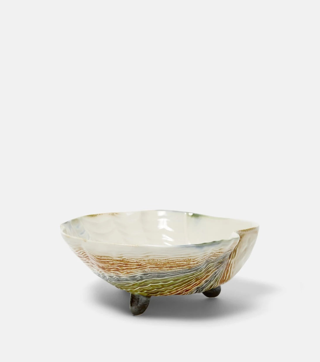 Bordallo Pinheiro - Oyster & Scallops ceramic salad bowl