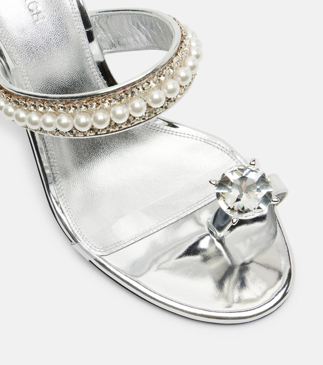 Mach & Mach - Diamond Of Elizabeth 95 leather mules