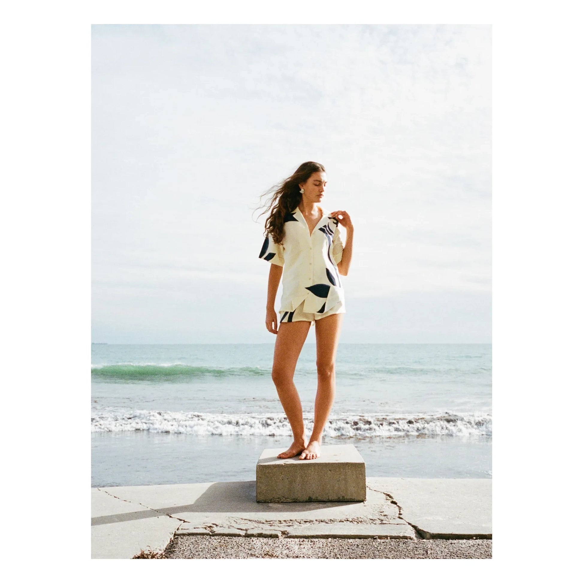 Soleil Soleil - Dakota Silk Shorts | Ecru