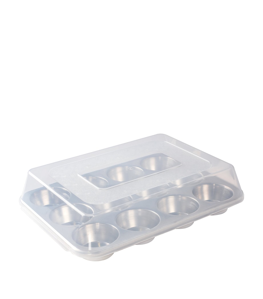 Nordic Ware Naturals 12-Cup Muffin Pan with Lid (34cm x 25cm)