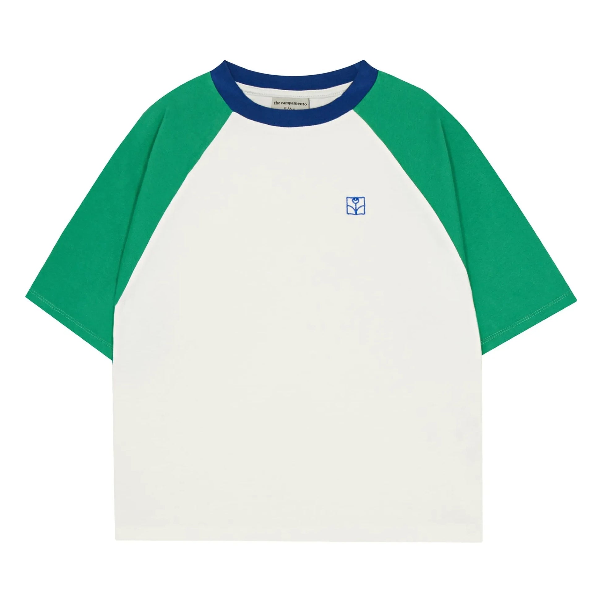 The Campamento - Oversize Color Block T-shirt | Ecru