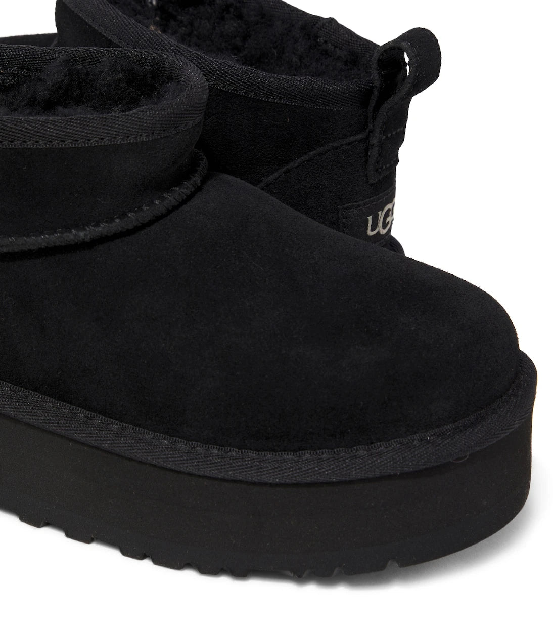 UGG Kids - جزمة كلاسيك ألترا ميني بلاتفورم من الشامواه للأطفال