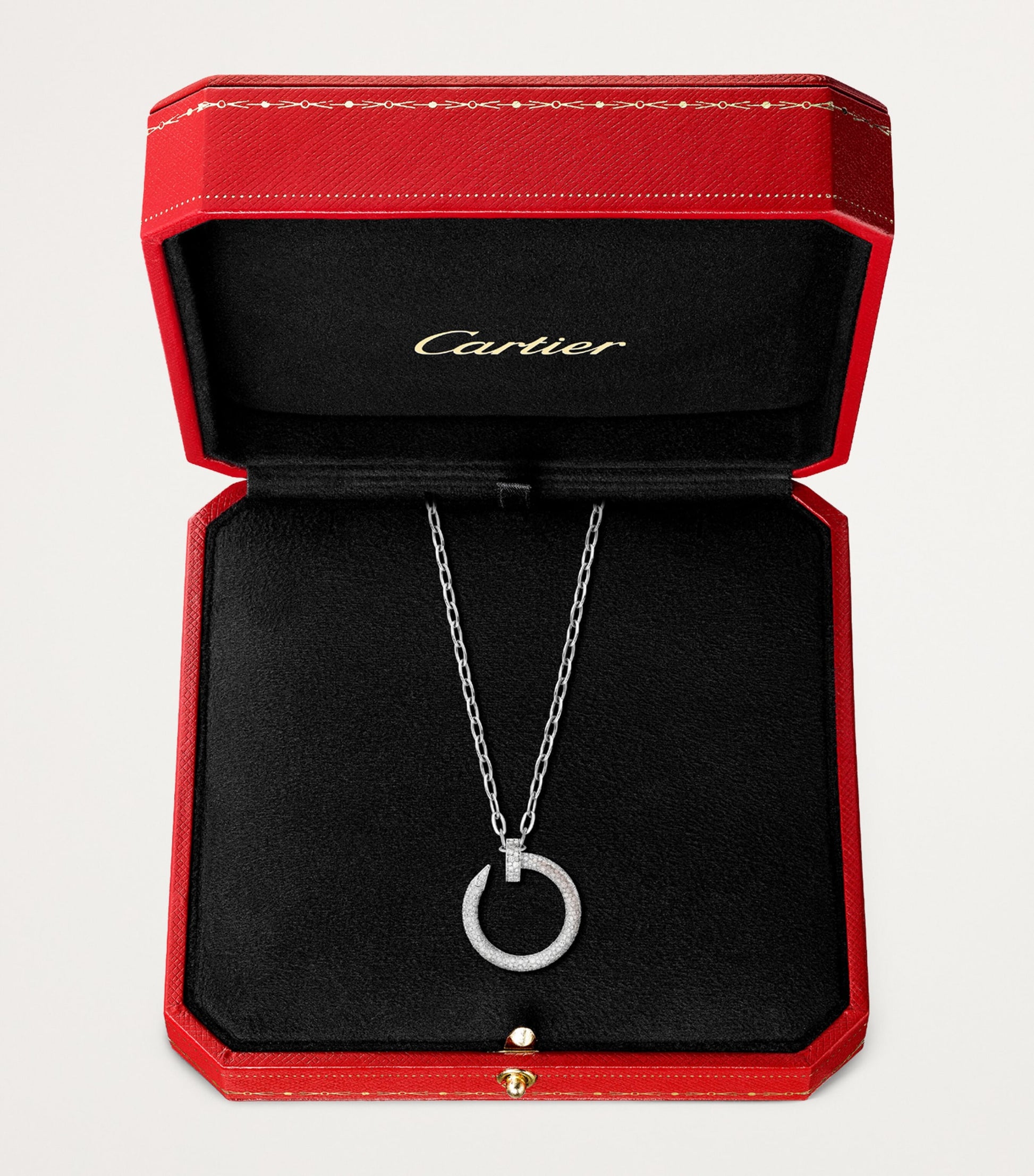 White Gold and Diamond Juste un Clou Necklace