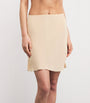 DÖEN Beige Mesh Mini Skirt