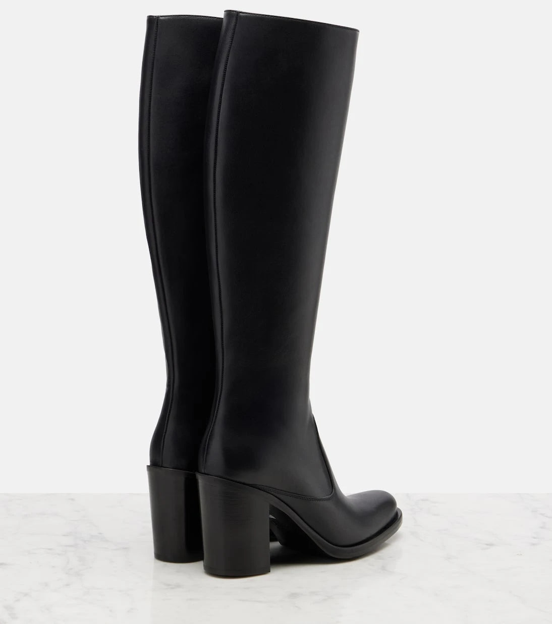Chloé - Phoenix 90 leather knee-high boots