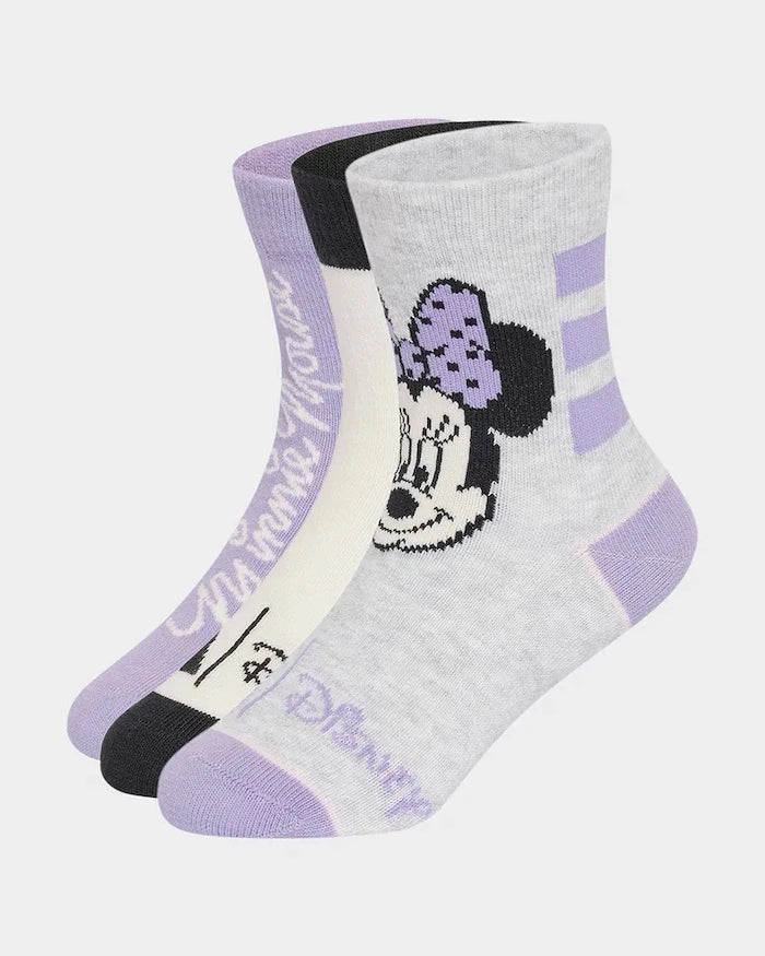 adidas Performance чорапи за деца DISNEY MINNIE MOUSE 3 броя