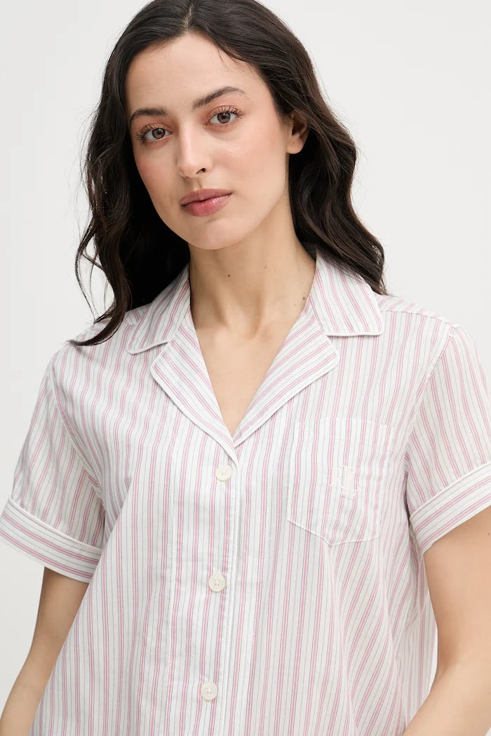 Lauren Ralph Lauren iki parçalı kadın pamuklu pijama