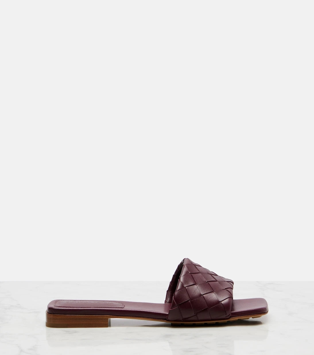 Bottega Veneta - Parco Intrecciato leather slides
