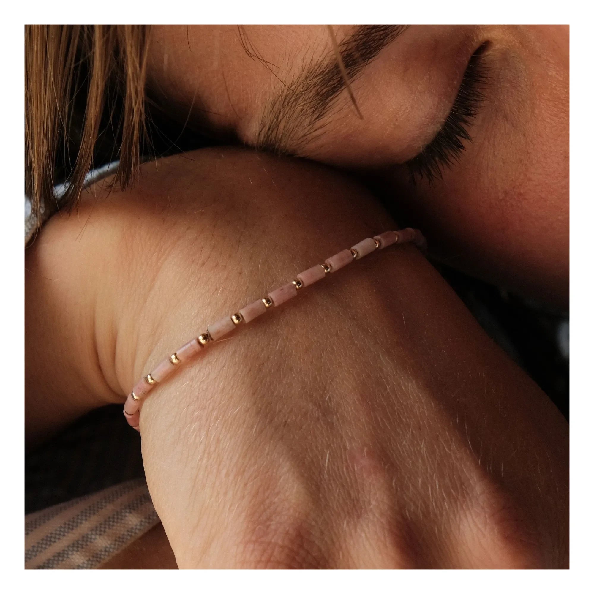 Camille Colette Studio - Baia Rhodonite bracelet | Pink