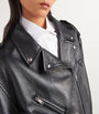 Prada Black Nappa Leather Biker Jacket