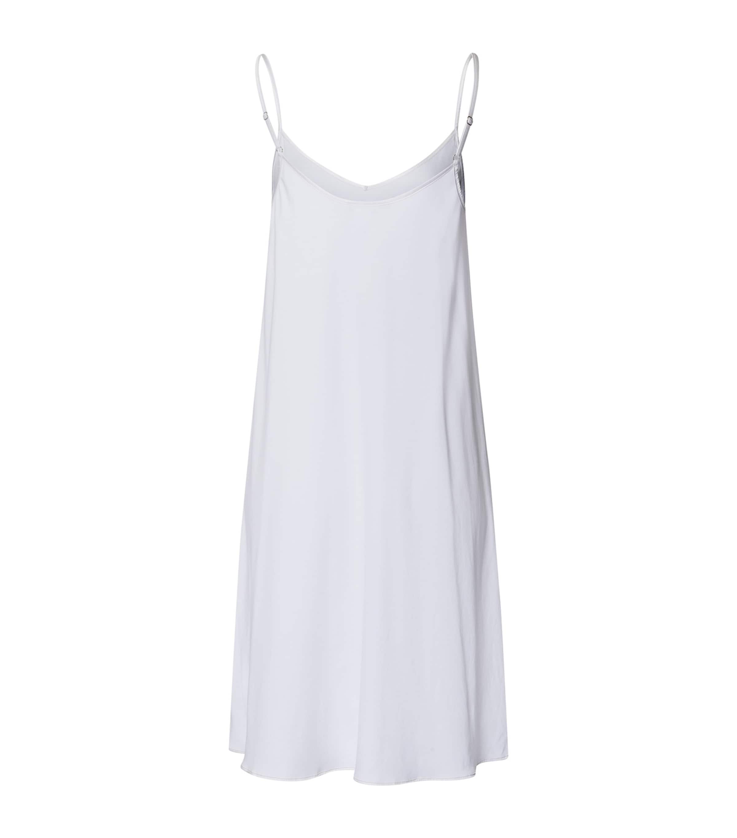 White Cotton Silk Nightdress