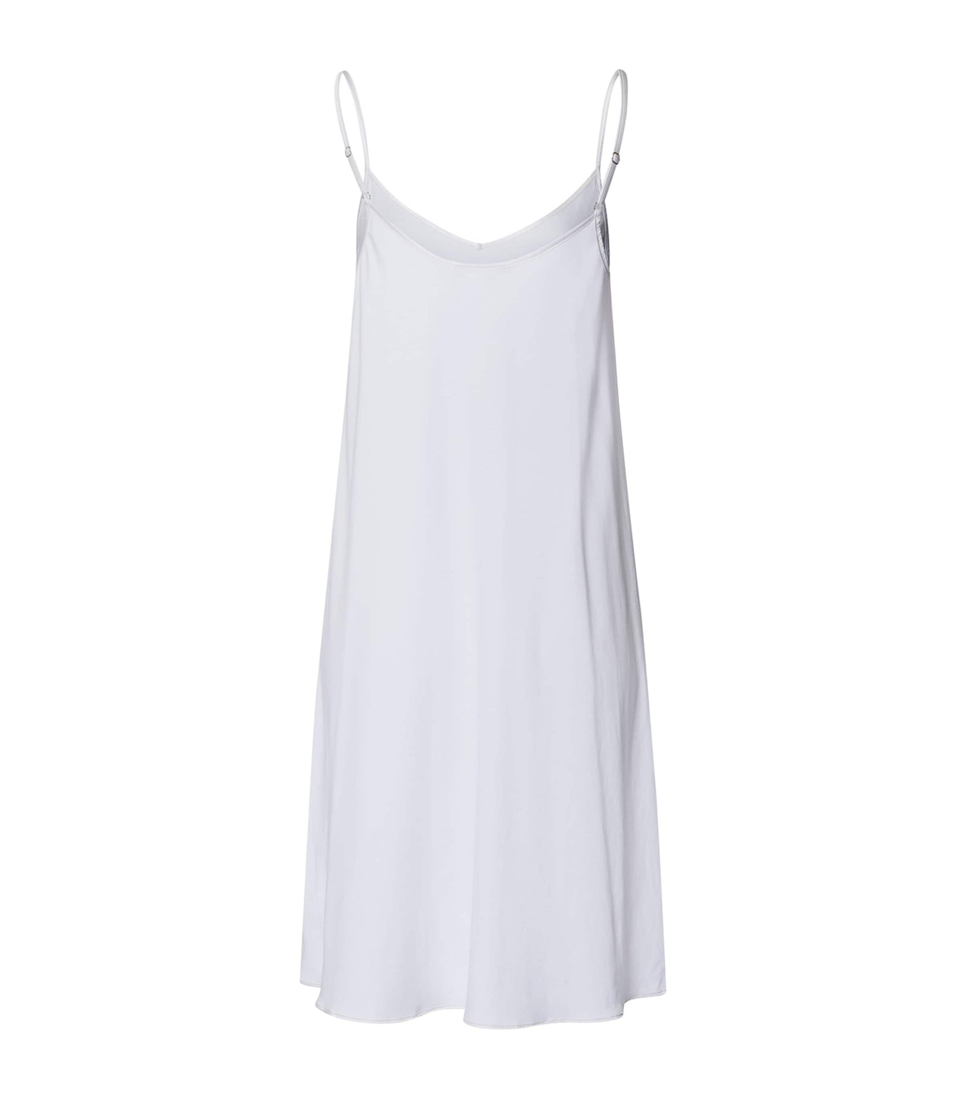 White Cotton Silk Nightdress