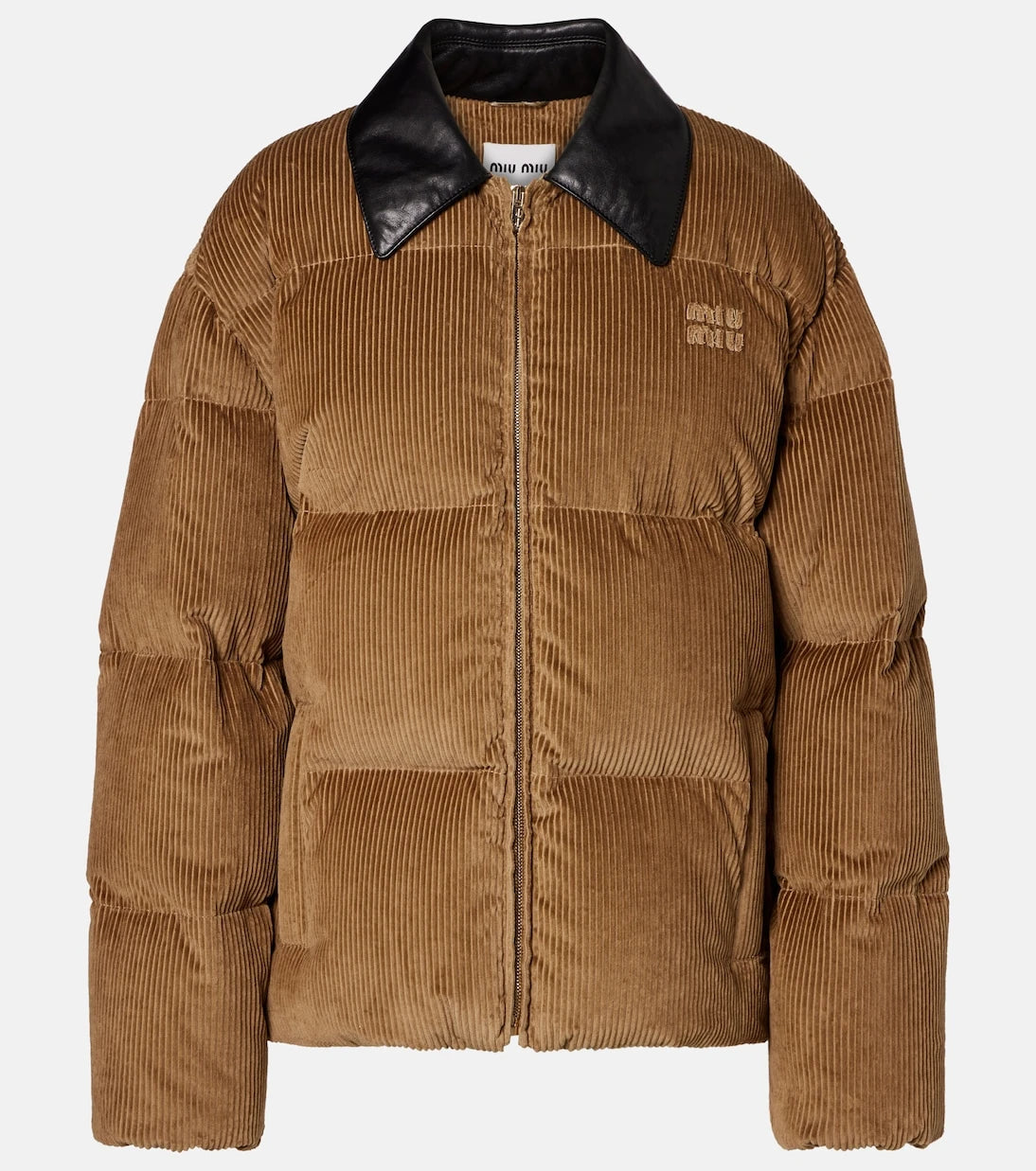 Miu Miu - Cotton corduroy down jacket