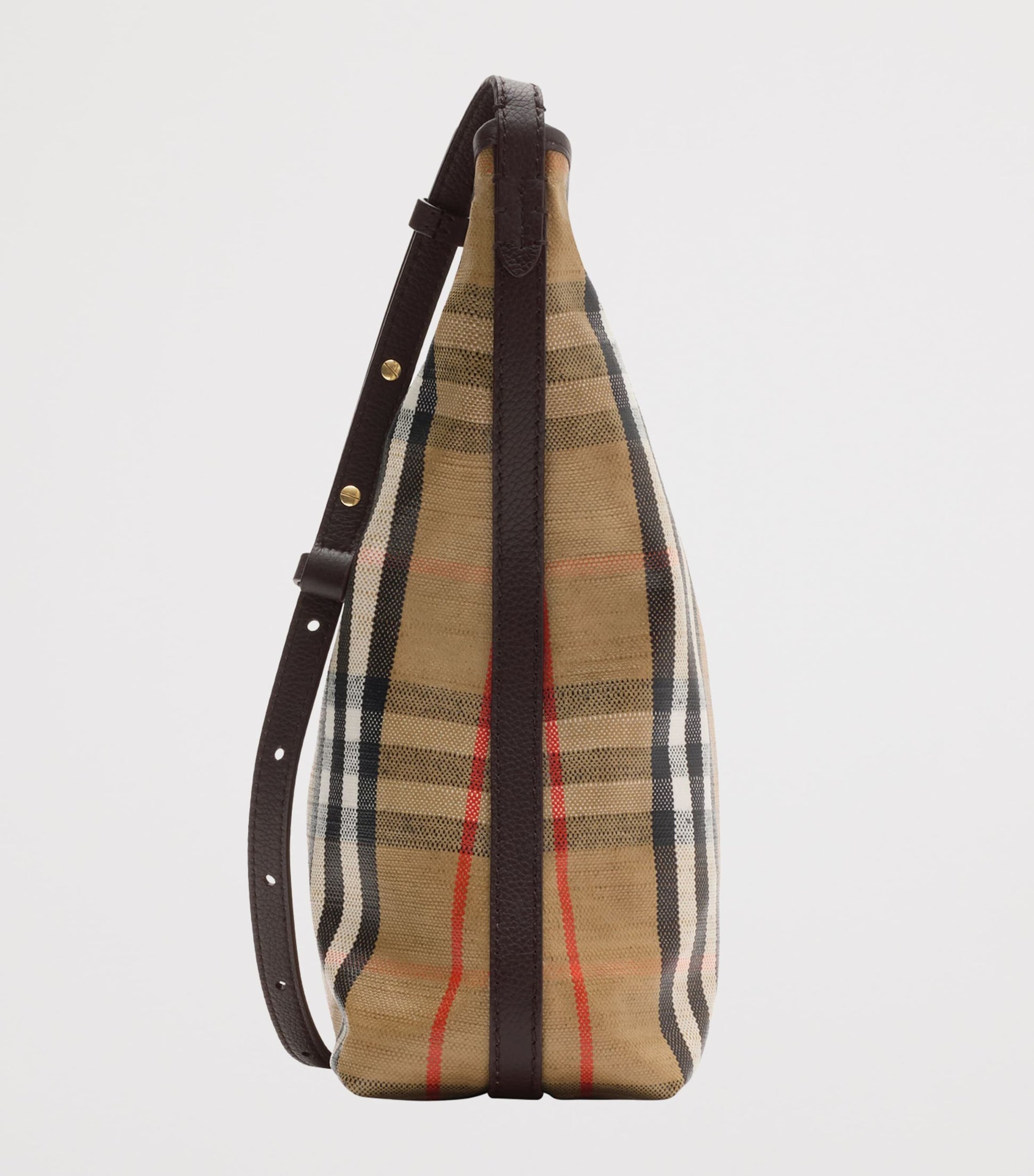 Burberry Small Canvas Highlands Shoulder Bag