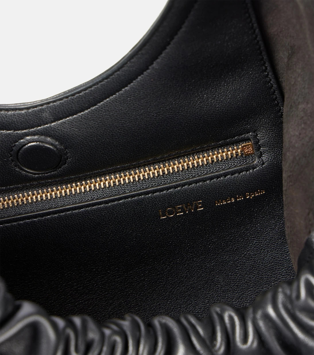 Loewe - حقيبة كتف Squeeze متوسطة من الجلد
