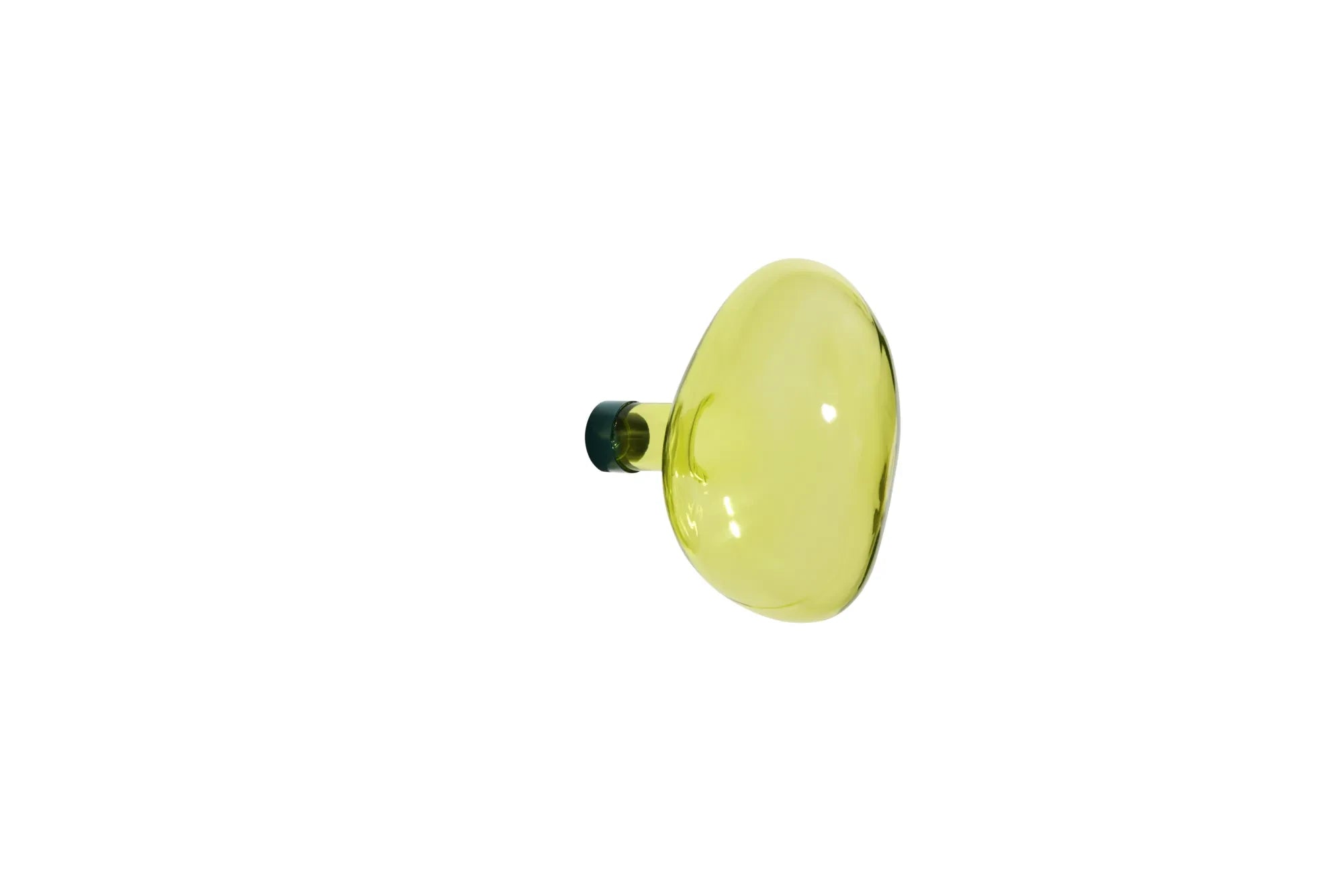Petite friture - Glass coat hook Bubble grande | Green