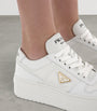 White Leather Downtown Sneakers